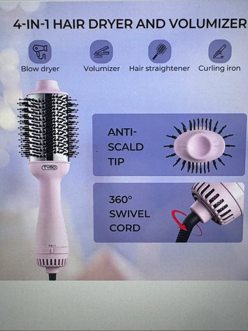 TYMO Beauty VOLUMIZER Hot Air Brush